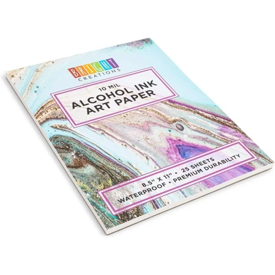 25-Sheet Alcohol Ink Pad Art Paper Heavyweight, 8.5" X 11" - Image 5