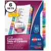 Avery Pre-Printed 31-Tab Numeric Dividers Customizable 11831