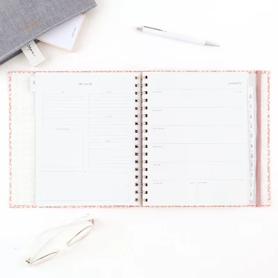 Sugar Paper Essentials 2024 Planner 9"x8.125" Weekly/Monthly Rose Floral - Image 5