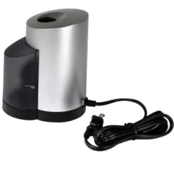 School Smart Vertical Electric Pencil Sharpener, For Classroom, Home, And Office Use, Black And Grey