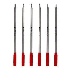 Monteverde Ballpoint Pen Refill Medium Point Red Ink 6 Pack (C133RD)