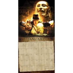 Trends International Inc. 2023-24 Wall Calendar 12"x12" Indiana Jones