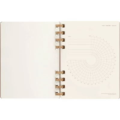 Moleskine 2023-24 Academic Weekly Planner 10"x8" XL Spiral Almond - Image 7