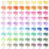 Arteza Watercolor Pencils, 72 Assorted Colors, Triangular Shape, Pencil Crayons For Coloring Books And Canvas, Watercolor Brush Included, Art Supplies
