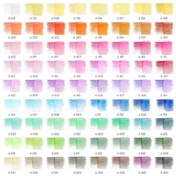 Arteza Watercolor Pencils, 72 Assorted Colors, Triangular Shape, Pencil Crayons For Coloring Books And Canvas, Watercolor Brush Included, Art Supplies