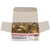 Charles Leonard Brass-Plated Paper Fasteners, 1", 100 Per Box, 10 Boxes