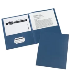 Avery Two-Pocket Folder 40-Sheet Capacity Dark Blue 25/Box 47985