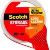Scotch Long Lasting Storage Packaging Tape With Refillable Dispenser, 1.88 Inches X 54.6 Yards, Clear
