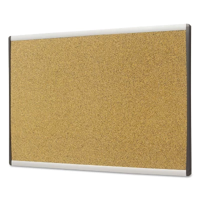 Quartet ARC Frame Cork Cubicle Board 18 X 30 Tan Aluminum Frame ARCB3018 - Image 2