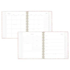 Sugar Paper Essentials 2024 Planner 9"x8.125" Weekly/Monthly Rose Floral