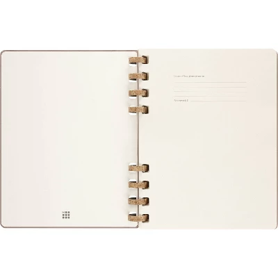 Moleskine 2023-24 Academic Weekly Planner 10"x8" XL Spiral Almond - Image 2