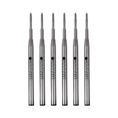 Monteverde Ballpoint Pen Refill Fine Point Blue Ink 6 Pack (M423BB)