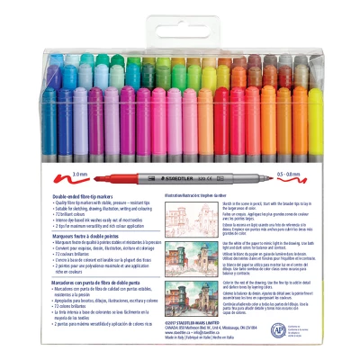 72ct Twin Tip Markers - Staedtler - Image 2