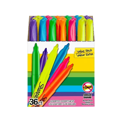 Sharpie Stick Highlighter Chisel Tip Assorted 36/Pack (2133497) - Image 2