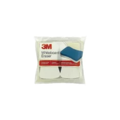 3M Whiteboard Eraser Pads 5"x3" 2/PK White/Blue 581WBE