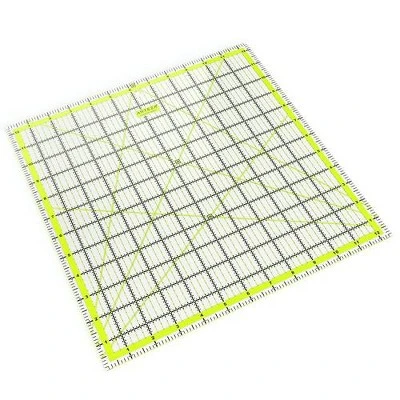 Arteza Quilter's Ruler, Acrylic, Square, 12.5"x12.5" - Image 4