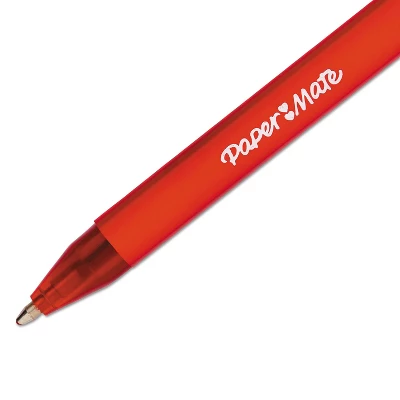 Paper Mate ComfortMate Ultra RT Ballpoint Retractable Pen Red Ink Medium Dozen 6320187 - Image 2
