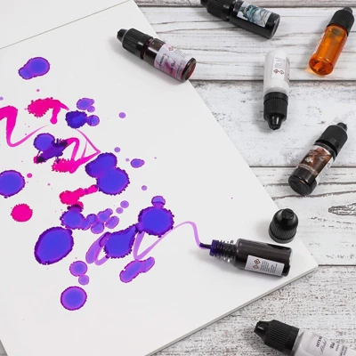 25-Sheet Alcohol Ink Pad Art Paper Heavyweight, 8.5" X 11"