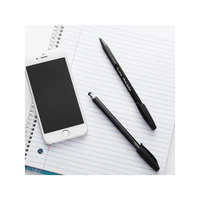 Paper Mate InkJoy Stylus Ballpoint Pen Medium Point Black Ink Dozen (1951348) - Image 3