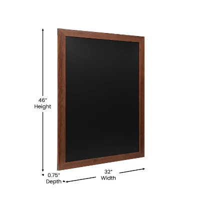 Flash Furniture Canterbury Wall Mount Magnetic Chalkboard Sign With Eraser, Hanging Wall Chalkboard Memo Board For Home, School, Or Business - Image 6
