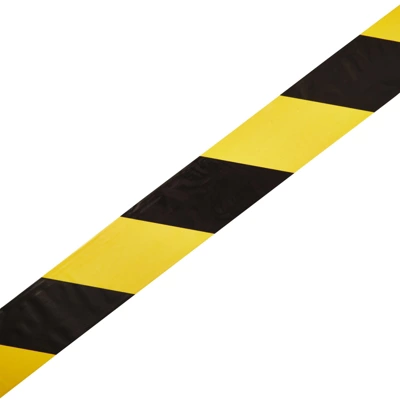 Stockroom Plus 2 Pack Caution Tape Roll, Black And Yellow Stripes, High Visibility Barricade Tape, 2.8 In Wide, 660 Ft Rolls - Image 2