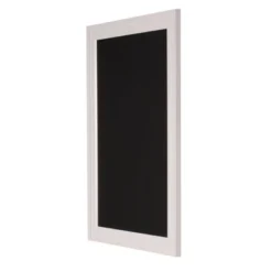 27.5" X 18.5" Bosc Framed Magnetic Chalkboard White - DesignOvation