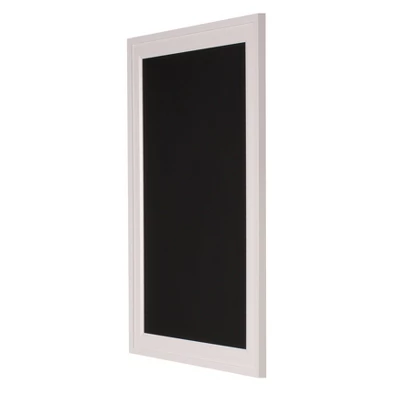 27.5" X 18.5" Bosc Framed Magnetic Chalkboard White - DesignOvation