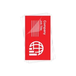 Fellowes Laminating Pouches 5mil 2 1/4 X 3 3/4 Business Card 100/Pack 52031