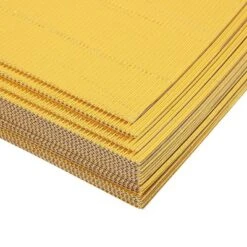 Bright Creations 30-Pack Gold Corrugated Paper Sheets For DIY Arts And Crafts Projects (8.3 X 11.7 In)