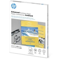 HP Color Laser Brochure Paper 97 Brightness 40lb 8-1/2 X 11 White 150 Shts/Pk Q6611A