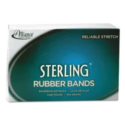 Alliance® Alliance Sterling Rubber Bands Rubber Bands 117B 7 X 1/8 250 Bands/1lb Box 25405