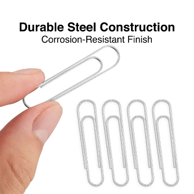 Staples Jumbo Paper Clips Nonskid 100/Box 10 Boxes/Pack (A7026606/72577) ST72577/A70266