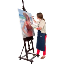 SoHo Urban Artist Wooden H-Frame Studio Easel
