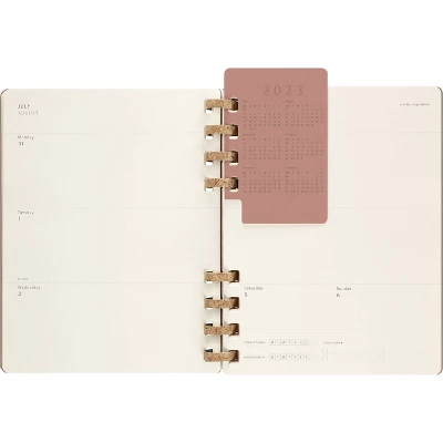 Moleskine 2023-24 Academic Weekly Planner 10"x8" XL Spiral Almond - Image 8