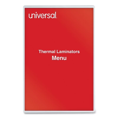 Universal Clear Laminating Pouches 3 Mil Menu 18 X 12 25/Pack 84640 - Image 4