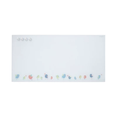 ECR4Kids MessageStor 18in X 36in Magnetic Dry-Erase Glass Board And 4 Rare Earth Magnets - Image 8