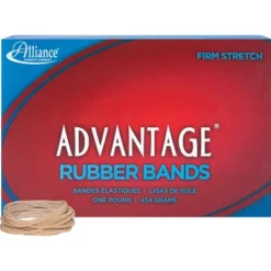 Alliance Rubber Bands Size 14 1 Lb. 2"x1/16" Approx.2250/BX NAT 26145