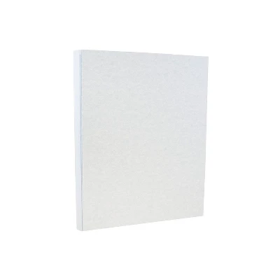 JAM Paper Parchment 65lb Cardstock 8.5 X 11 Coverstock Blue Recycled 96700000