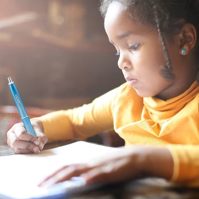 Pilot Dr. Grip Frosted Advanced Ink Pen Purple Barrel Black Ink 1mm 36250 - Image 3