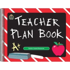 Teacher Created Resources Chalkboard Teacher Plan Book, Pack Of 3