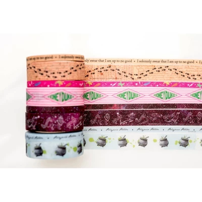 Warner Bros. Harry Potter 8pc Glitter Washi Tapes - Con*Quest Journals - Image 2