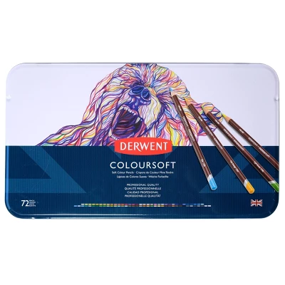 Colored Pencil Set - Derwent Coloursoft 72ct