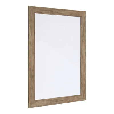 18" X 27" Beatrice Framed Magnetic Dry Erase Rustic Brown - DesignOvation