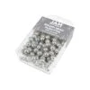 JAM Paper Colored Map Thumb Tacks Silver Round Head Push Pins 2 Packs Of 100 22432214A