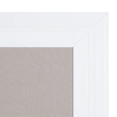 29.5" X 45.5" Whitley Pinboard White - Kate & Laurel All Things Decor - Image 2