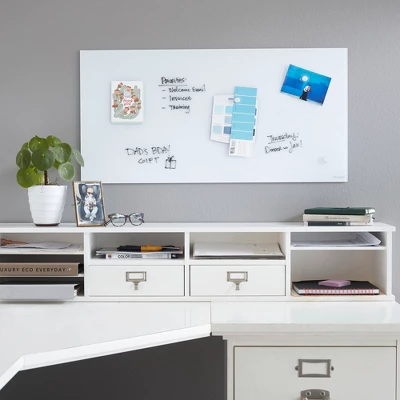 ECR4Kids MessageStor 18in X 36in Magnetic Dry-Erase Glass Board And 4 Rare Earth Magnets - Image 5