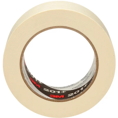 3M 201+ General Use Masking Tape, 2 Inches X 60 Yards, Tan