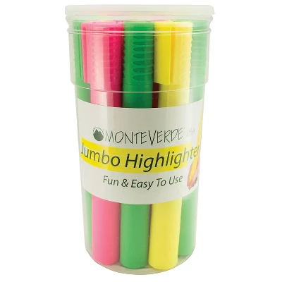 Monteverde Tank Highlighter Chisel Tip Assorted Dozen (MV20614) - Image 2