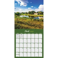 TF Publishing 2024 Wall Calendar 12"x12" Midwest Is Best