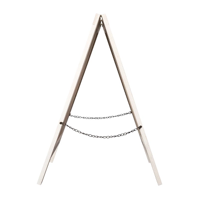 Flash Furniture Canterbury Vintage Wooden A-Frame Magnetic Indoor/Outdoor Chalkboard Sign, Freestanding Double Sided Extra Large Message Board - Image 8